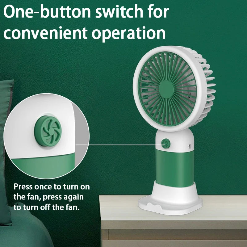 Mini USB Rechargeable Portable Handheld Fan | Travel Office Portable Handheld Fan Richie's