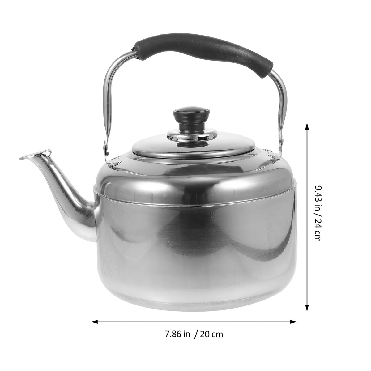4L Stainless Steel Whistling Kettle for Gas & Induction Stove Stovetop Whistling Kettle Richie's