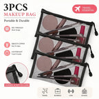 3-Pack Mesh Organizer Bags – Travel, Cosmetic & Pencil Pouch Mesh Organizer Pouch Richie's