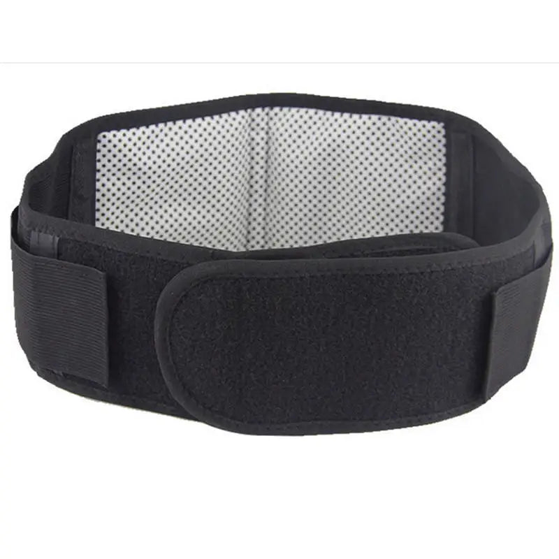 Adjustable Magnetic Self-Heating Lumbar Waist Support Belt Lumbar Support Belt Richie's black S