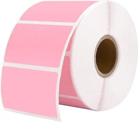 Bekia Thermal Label Rolls for M110 M200 M220 Label Printers Thermal Label Roll Richie's 40x30 pink