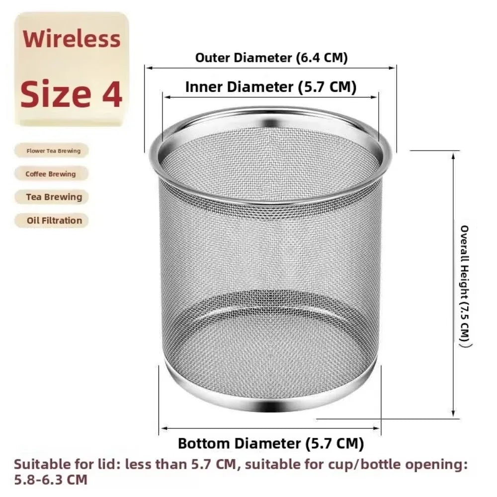 Stainless Steel Tea Strainer & Reusable Coffee Filter Infuser Tea Strainer Infuser Richie's A-4