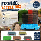 Double Sided Fishing Tackle Box – Lure & Bait Organizer Case Fishing Tackle Box Richie's