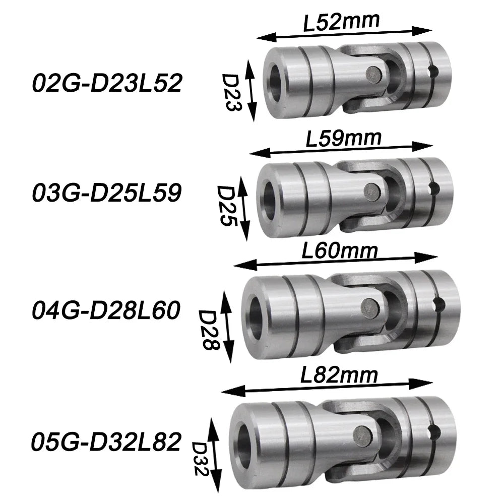 Precision Universal Joint Coupling 40CR Stainless Steel Shaft Universal Joint Coupling Richie's