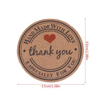 100pcs Round Kraft Paper Gift Tags with String | Brown Hang Labels Kraft Paper Tags Richie's