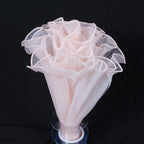 Pearl Wave Lace Mesh Flower Bouquet Wrapping 28cm x 4 Yards Bouquet Wrapping Mesh Richie's Champagne Plain one size