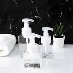 Clear Foam Pump Dispenser Bottles 250ml & 450ml Refillable Foam Pump Dispenser Richie's