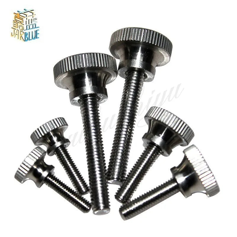 M8 Stainless Steel Knurled Thumb Screws Hand Tighten GB834 2Pcs Thumb Screws Richie's
