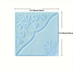 4-Pack 3D Peel & Stick Wall Panels – XPE Foam Home Décor Tiles 3D Wall Panels Richie's Blue