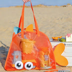 Large Mesh Beach Toy Bag – Portable Pool & Outdoor Organizer Mesh Storage Bag Richie's