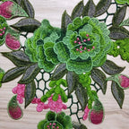3D Floral Lace Collar Applique – Detachable Embroidered Patch Collar Applique Patch Richie's
