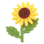 18pcs 3D Sunflower Felt Patches Yellow DIY Sewing Craft Felt Craft Patches Richie's