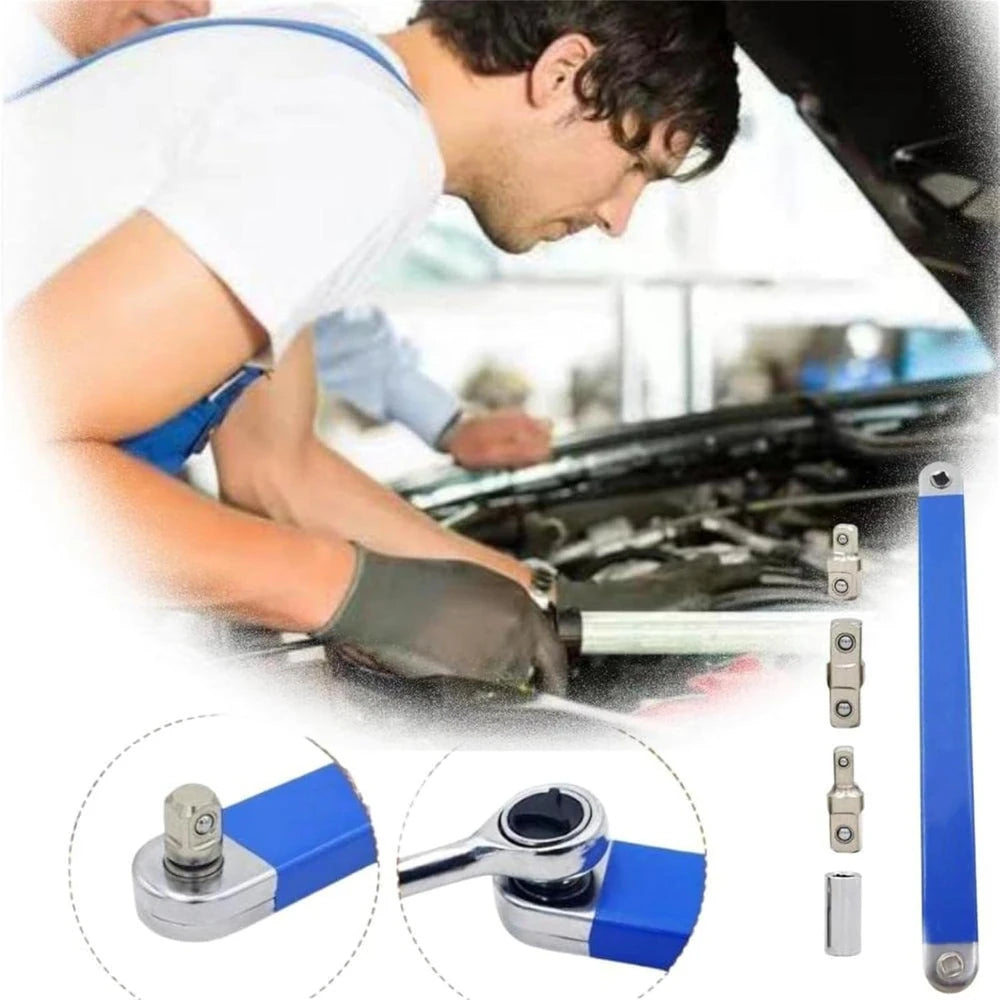 Pro Zero Offset Extension Wrench Set – 1/2, 1/4 & 3/8 Drive Extension Wrench Set Richie's