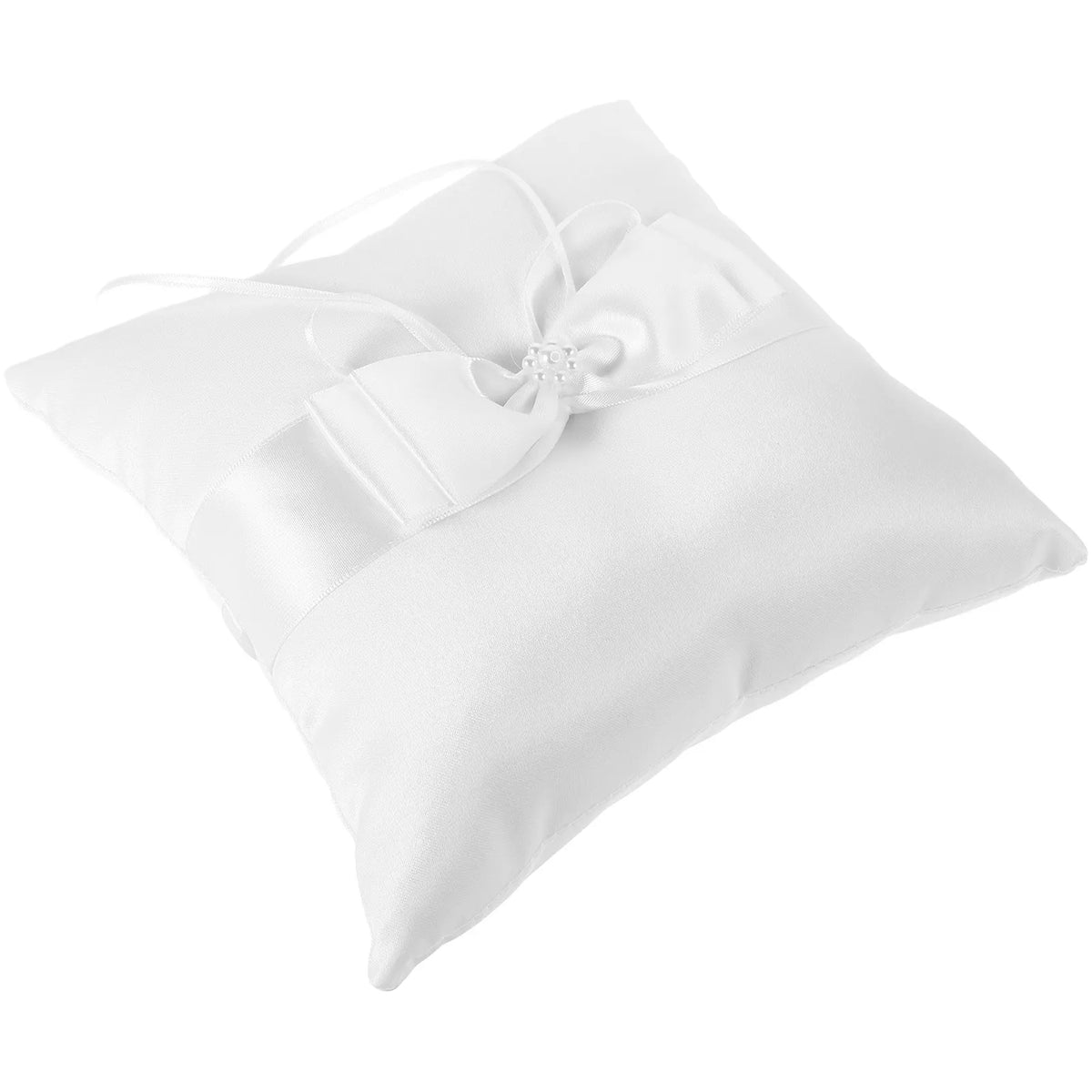 Wedding Ring Bearer Pillow Beaded Bowknot Bridal Cushion Ring Bearer Pillow Richie's