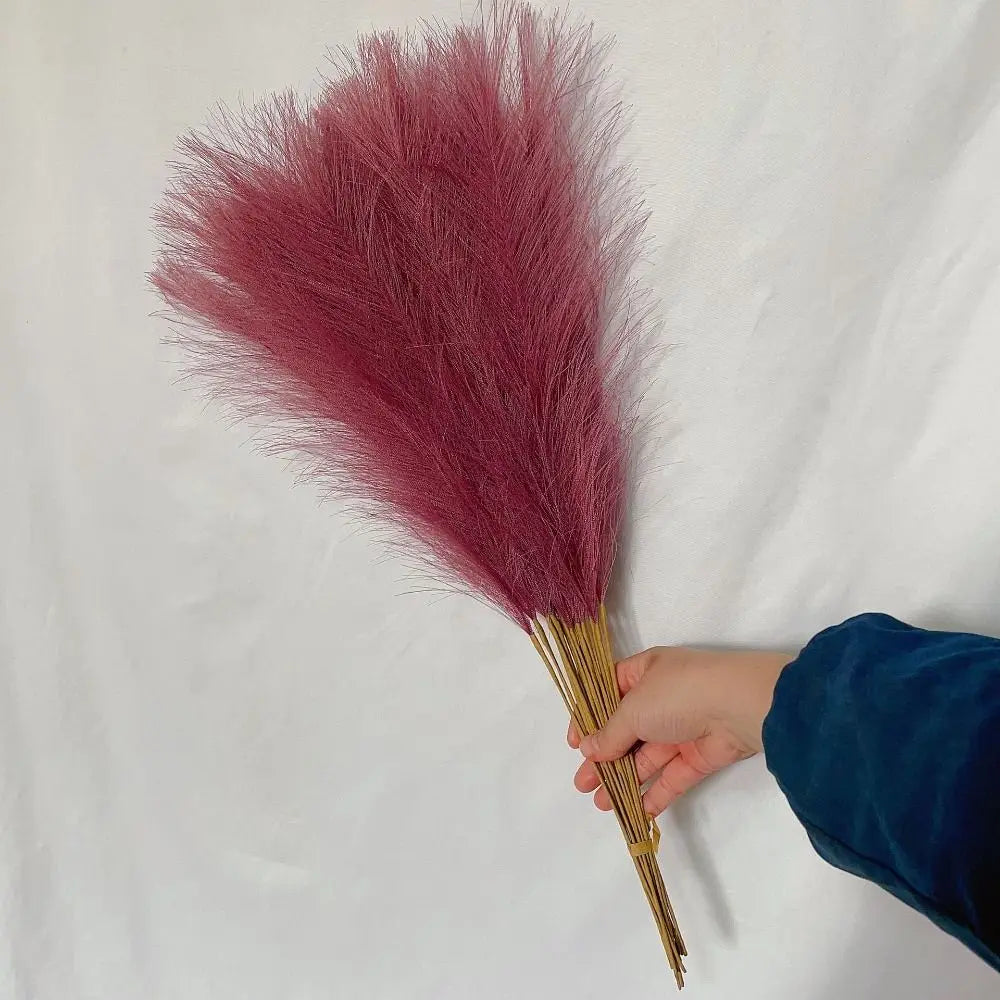 10PCS Fluffy Pampas Grass Artificial Stems 55CM | Wedding Decor Artificial Pampas Grass Richie's 08