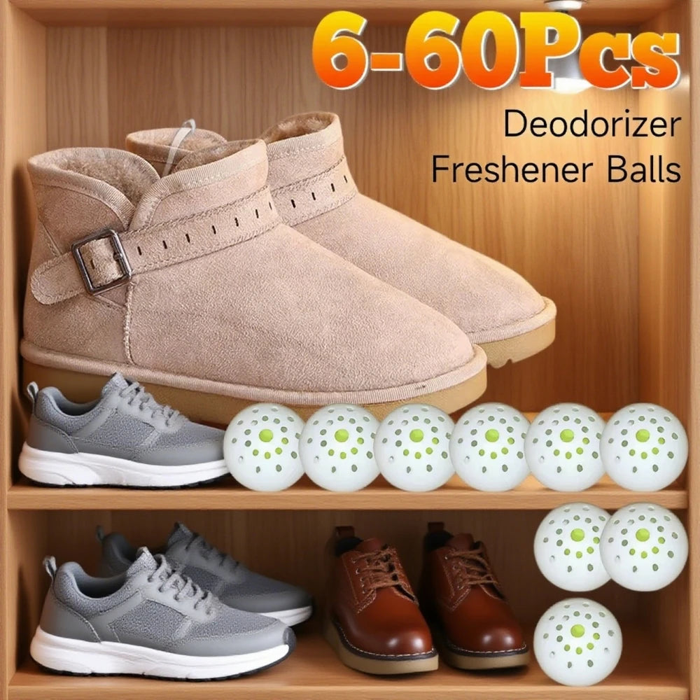 Jasmine Shoe Deodorizer Balls – Long-Lasting Freshener 6–60 Pcs Shoe Deodorizer Balls Richie's