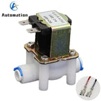 Solenoid Valve RO Water Purifier DC 12V 24V AC 220V 1/4" N/C N/O Solenoid Water Valve Richie's Normally Open 24V Non-pressure Type