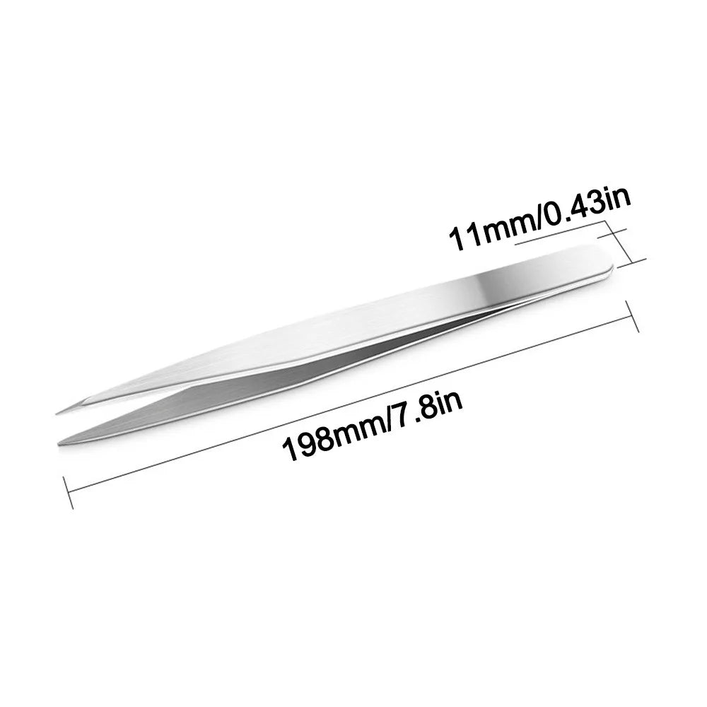 Heat Resistant Stainless Steel Welding Tweezers | Soldering Tool Welding Tweezers Richie's 8inch