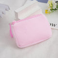Plush Coin Purse Cute Mini Zipper Wallet Pouch for Women Mini Coin Purse Richie's Pink 1pc