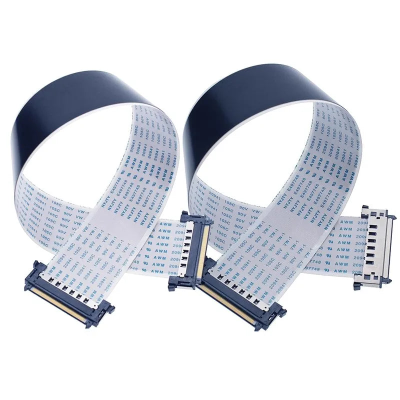 41/51 Pin 4K LVDS LCD FFC Cable 0.5mm Pitch AWM V-by-One FFC LCD Cable Richie's