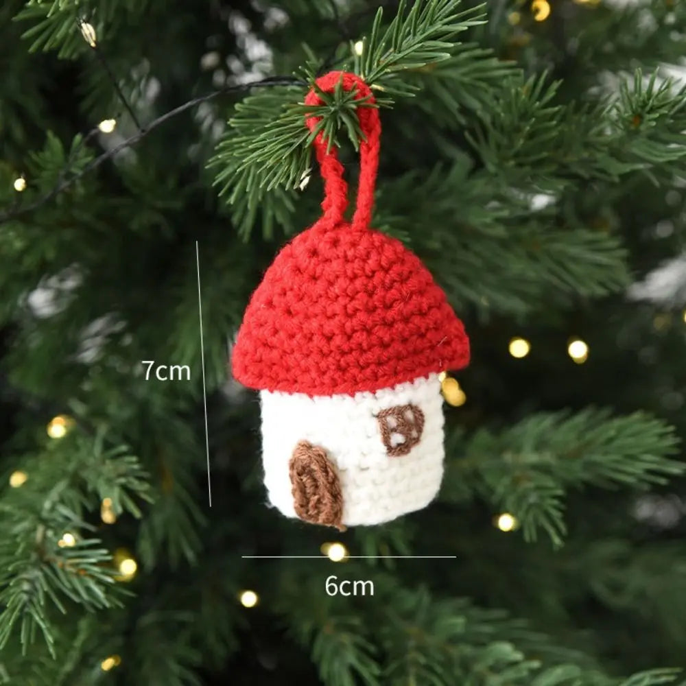 Handmade Woolen Christmas Ornaments – Santa, Elk & Tree Pendants Christmas Ornament Richie's