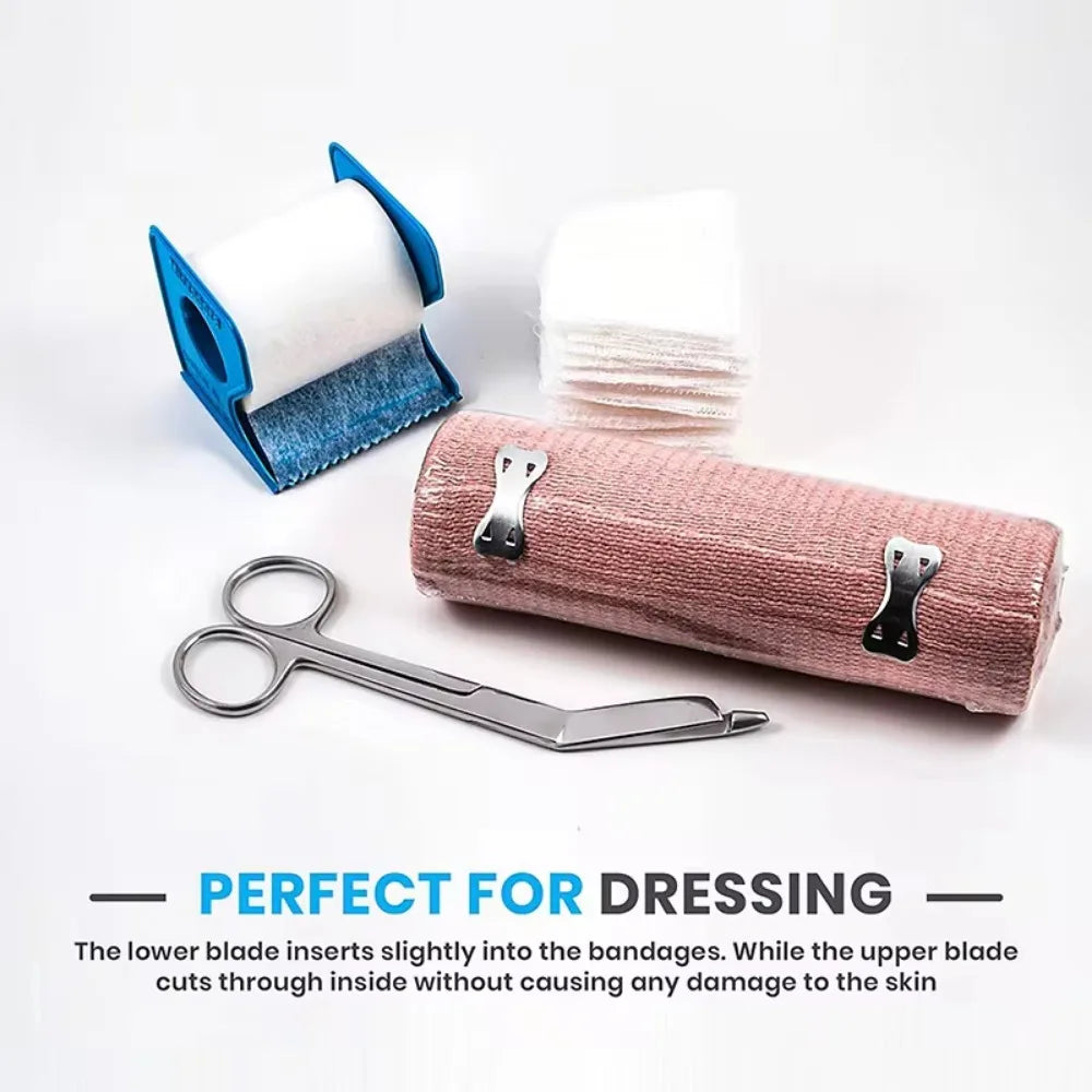 Stainless Steel Bandage Scissors 11cm & 14cm – Dressing Scissors Bandage Scissors Richie's