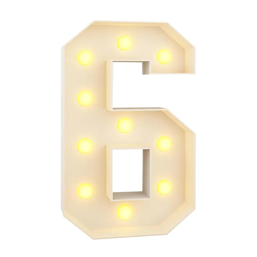 0–9 LED Light-Up Number Balloons 70cm Giant Marquee Party Décor LED Party Balloon Richie's 6