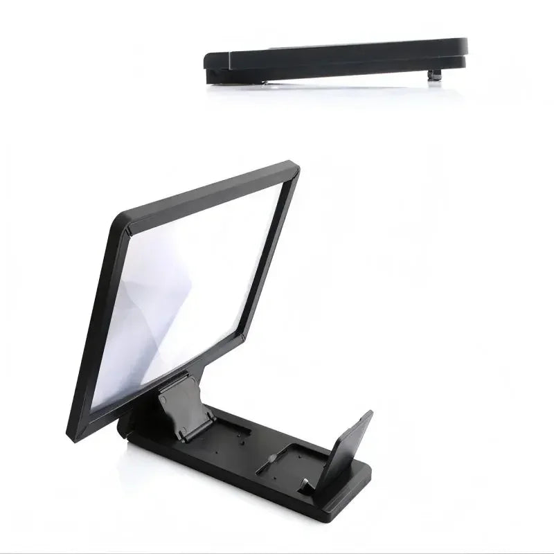 Universal HD Phone Screen Magnifier – Foldable Stand Holder Phone Screen Magnifier Richie's black 3D HD