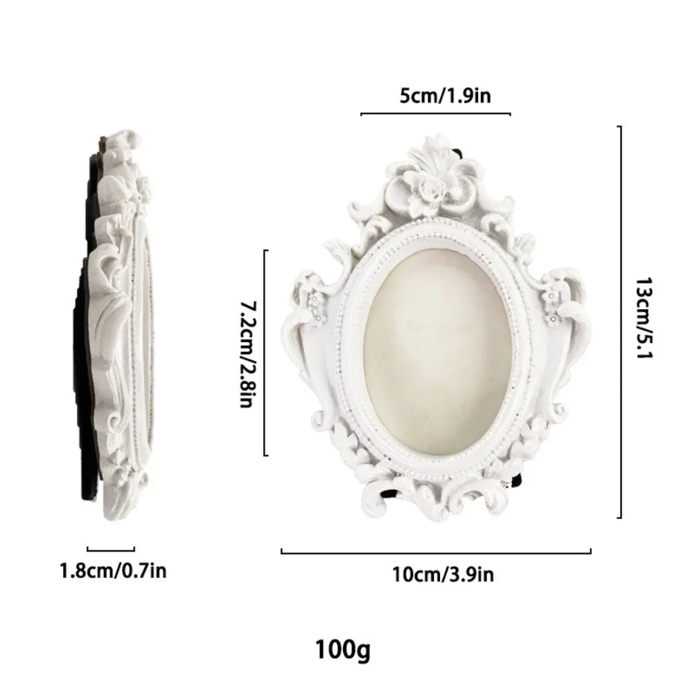 Victorian Vintage Resin Gold Picture Frame – Ornate Antique Style Decorative Picture Frame Richie's Style2-White