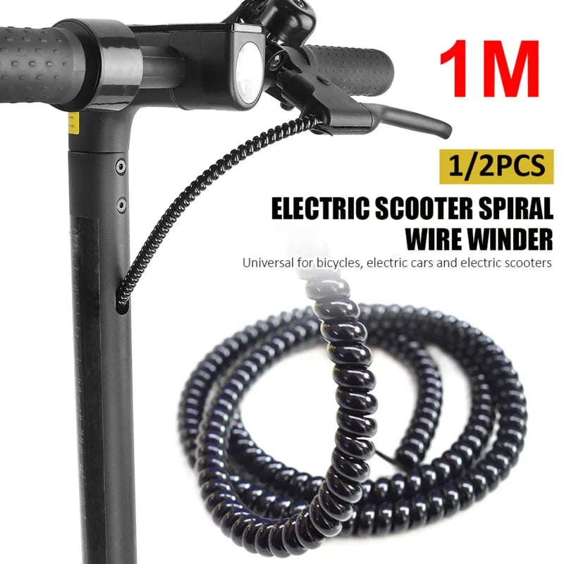 TPU Spiral Wrap Cable Organizer for E-Bike Brake Wires Bike Cable Sleeve Richie's