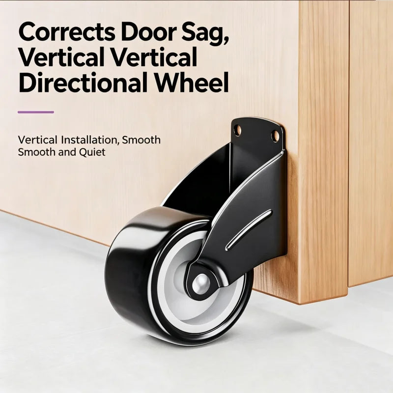 Door Bottom Support Wheel – Silent Furniture Caster for Cabinets Furniture Caster Wheel Richie's