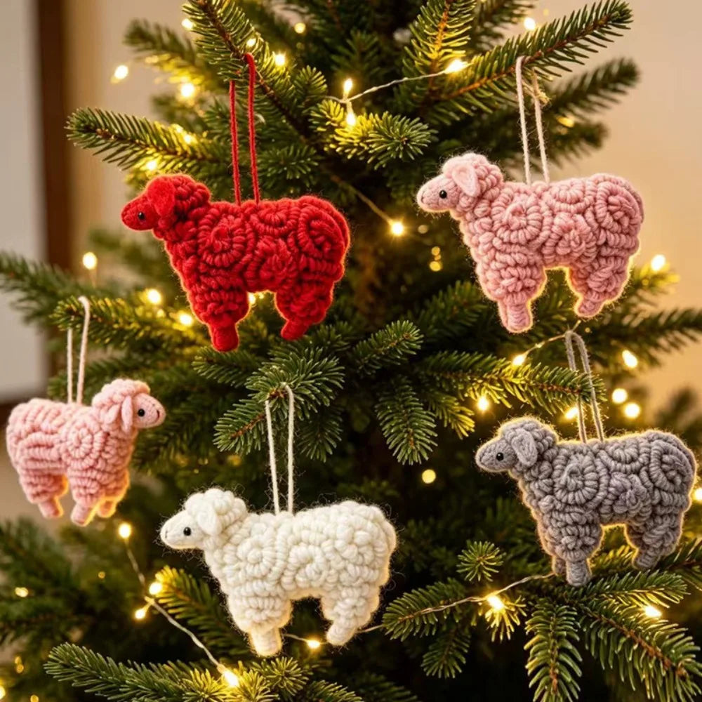 Wool Felt Sheep Christmas Ornament | Tree & Holiday Décor Christmas Ornament Richie's