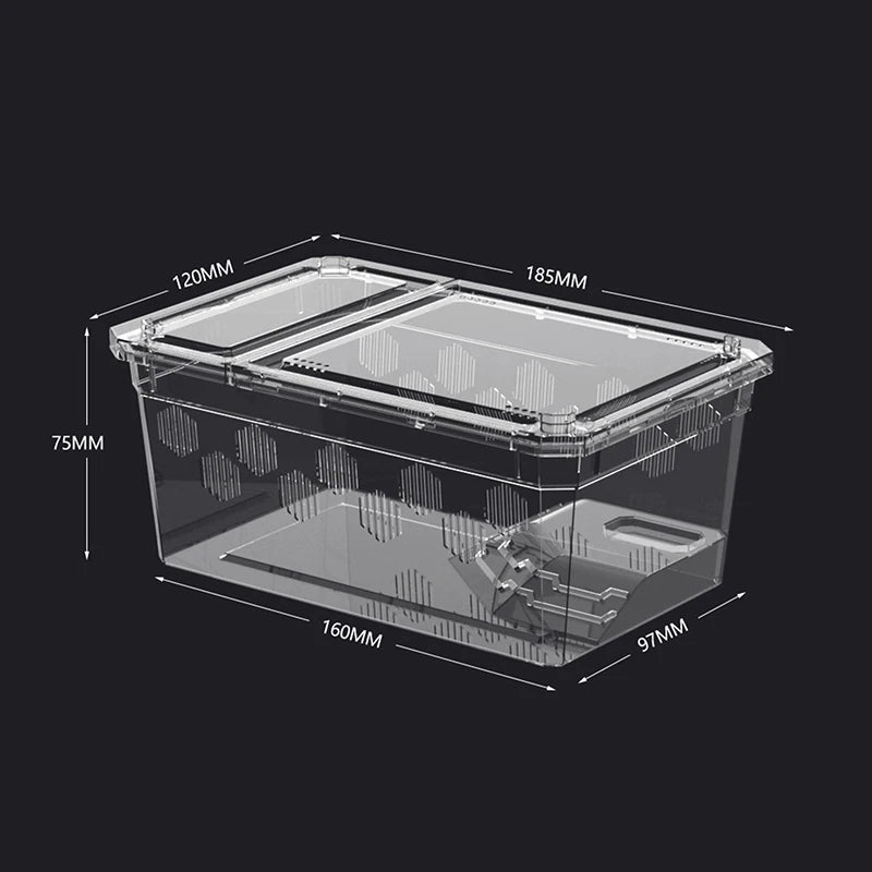 Reptile Breeding Box Vivarium – Clear Plastic Enclosure Reptile Vivarium Richie's A2