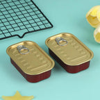 2-Pack Mini Rectangular Tin Box with Pull Ring Lid | Storage Mini Tin Storage Box Richie's A2