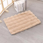 Ultra-Soft Plush Pet Sleeping Mat for Cats & Dogs Pet Sleeping Mat Richie's Light Brown 30x40