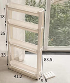 3-Tier Rolling Storage Rack for Kitchen, Bathroom & Home Rolling Storage Rack Richie's 4 layer