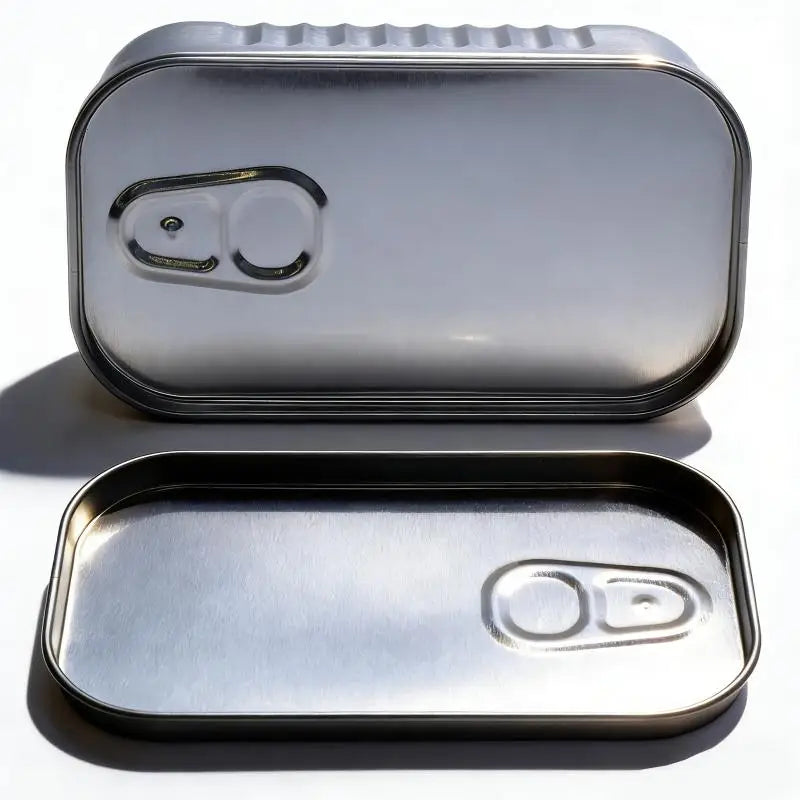Mini Sardine Can Tin Box Silver – Novelty Small Storage Container Novelty Tin Storage Box Richie's