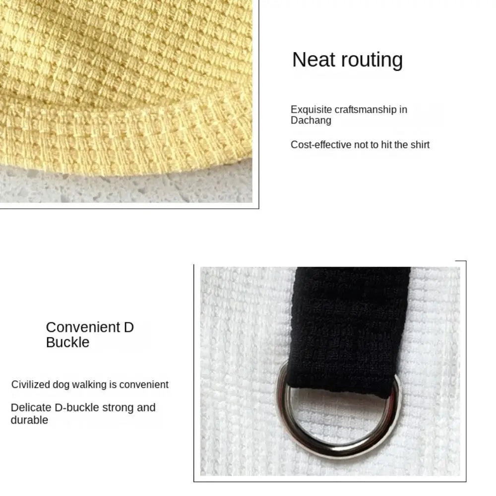 Soft Breathable Cotton Pet Vest – Cat & Dog Spring Outfit Pet Vest Richie's