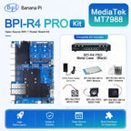 Banana Pi BPI-R4 PRO Router Board Set MT7988A Wi-Fi 7 8GB Router Board Kit Richie's US Power 4GB RAM SET 3