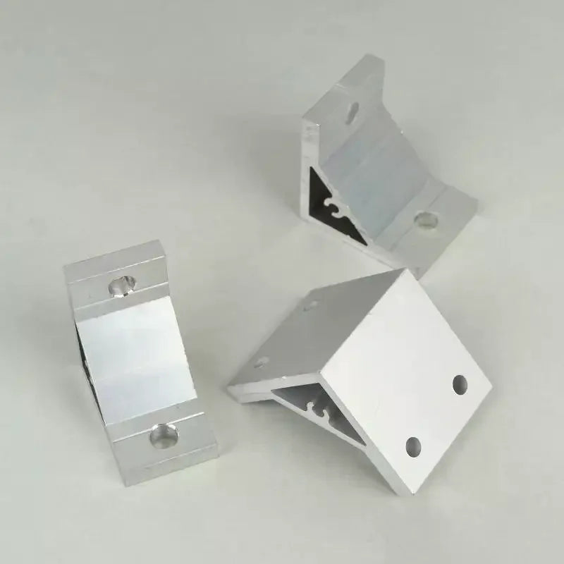 2Pcs 90° Angle Bracket for 2020–6060 Aluminum Profile DIY Frame Aluminum Corner Bracket Richie's