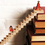 Wooden Climbing Santa Advent Calendar 2025 – 24 Stairs Christmas Advent Calendar Richie's 1pc