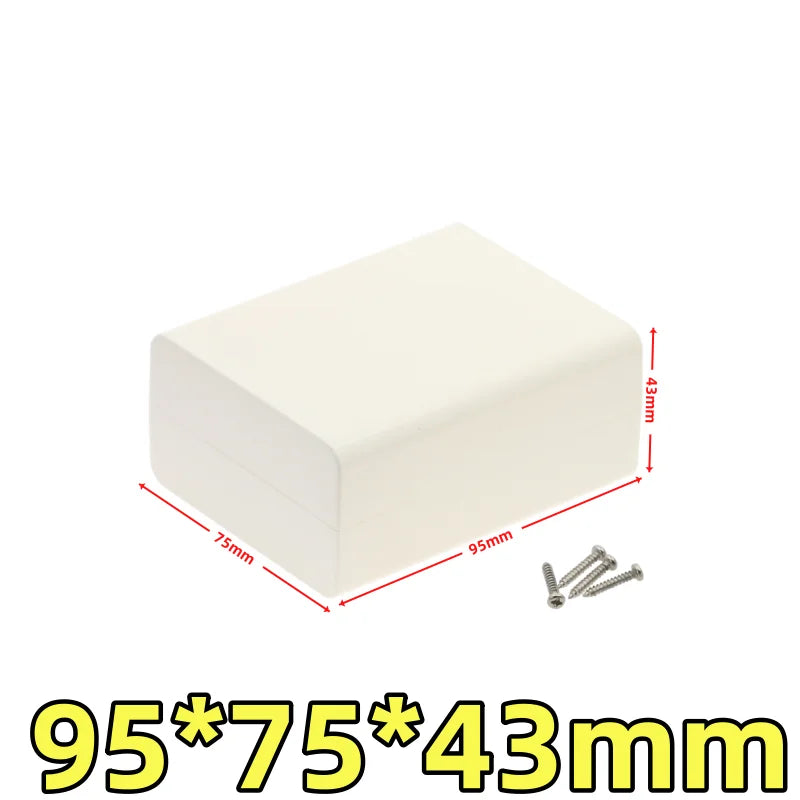 ABS Plastic Waterproof Electronic Project Box Enclosure Case Electronic Enclosure Box Richie's 95x75x43mm-grey