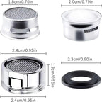 Brass Faucet Aerator 24mm Thread Water-Saving Tap Bubbler Faucet Aerator Richie's