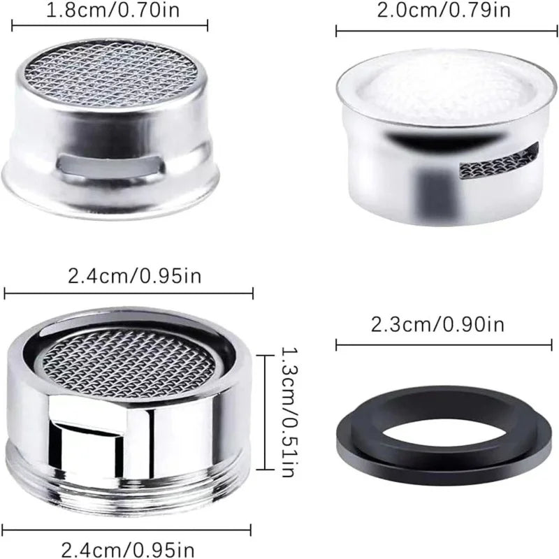 Brass Faucet Aerator 24mm Thread Water-Saving Tap Bubbler Faucet Aerator Richie's