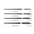 4-Piece Nylon Art Paint Brush Set | Sizes 8–20 for DIY & Crafts Art Paint Brush Set Richie's as pic