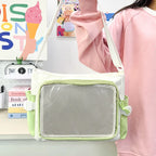 Transparent Ita Crossbody Bag – Large Capacity Shoulder Bag Crossbody Shoulder Bag Richie's