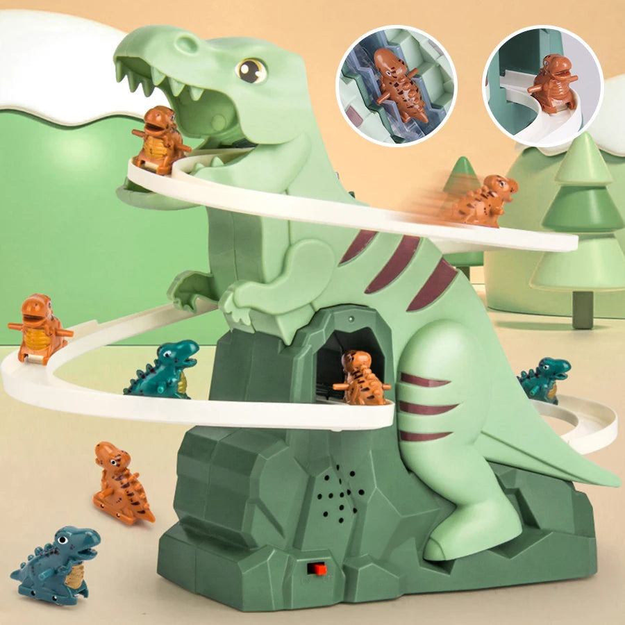 Dinosaur Climbing Slide Music Toy with 3 Dinosaurs | Kids Gift Electric Dinosaur Toy Richie's