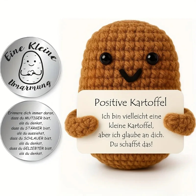 Pocket Hug & Positive Potato Crochet Kit | Lucky Charm Gift Crochet Craft Kit Richie's