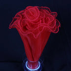 Pearl Wave Lace Mesh Flower Bouquet Wrapping 28cm x 4 Yards