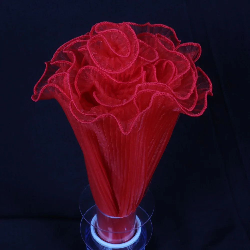 Pearl Wave Lace Mesh Flower Bouquet Wrapping 28cm x 4 Yards